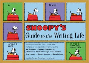 Snoopy Writing